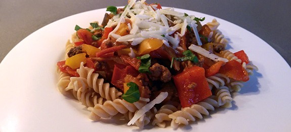 Pasta-peperonata