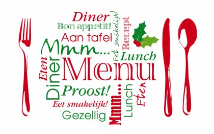 kerstmenu